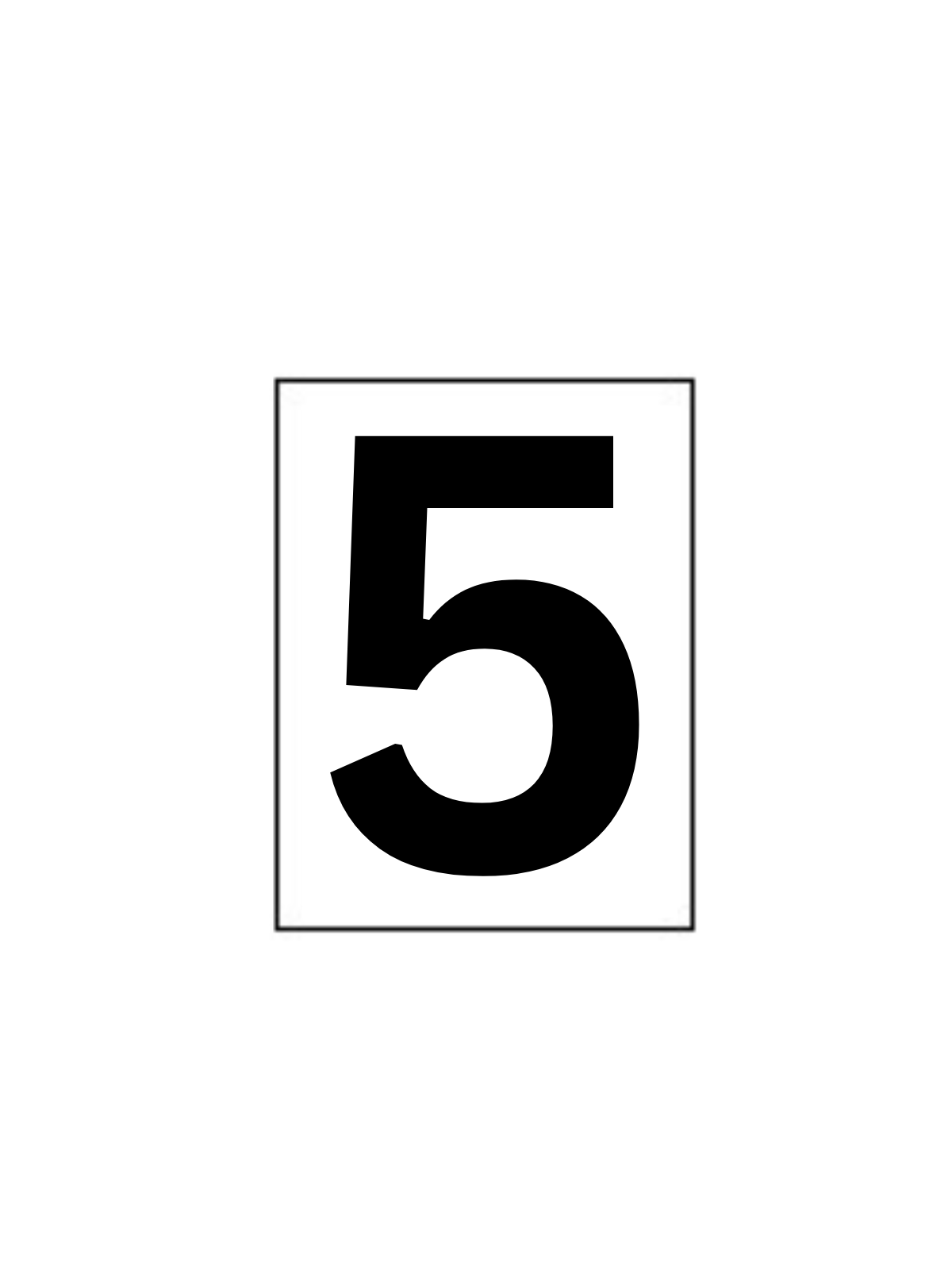 MAGNET " 5" | 190mm x 260mm SUIT ROADWORK 1200 x 900