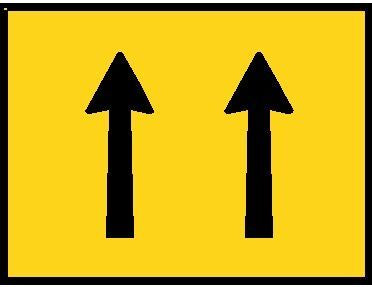 2 Lane Status 900 x 600 (Sign Only) (T2-6MODA9X6SsSO)