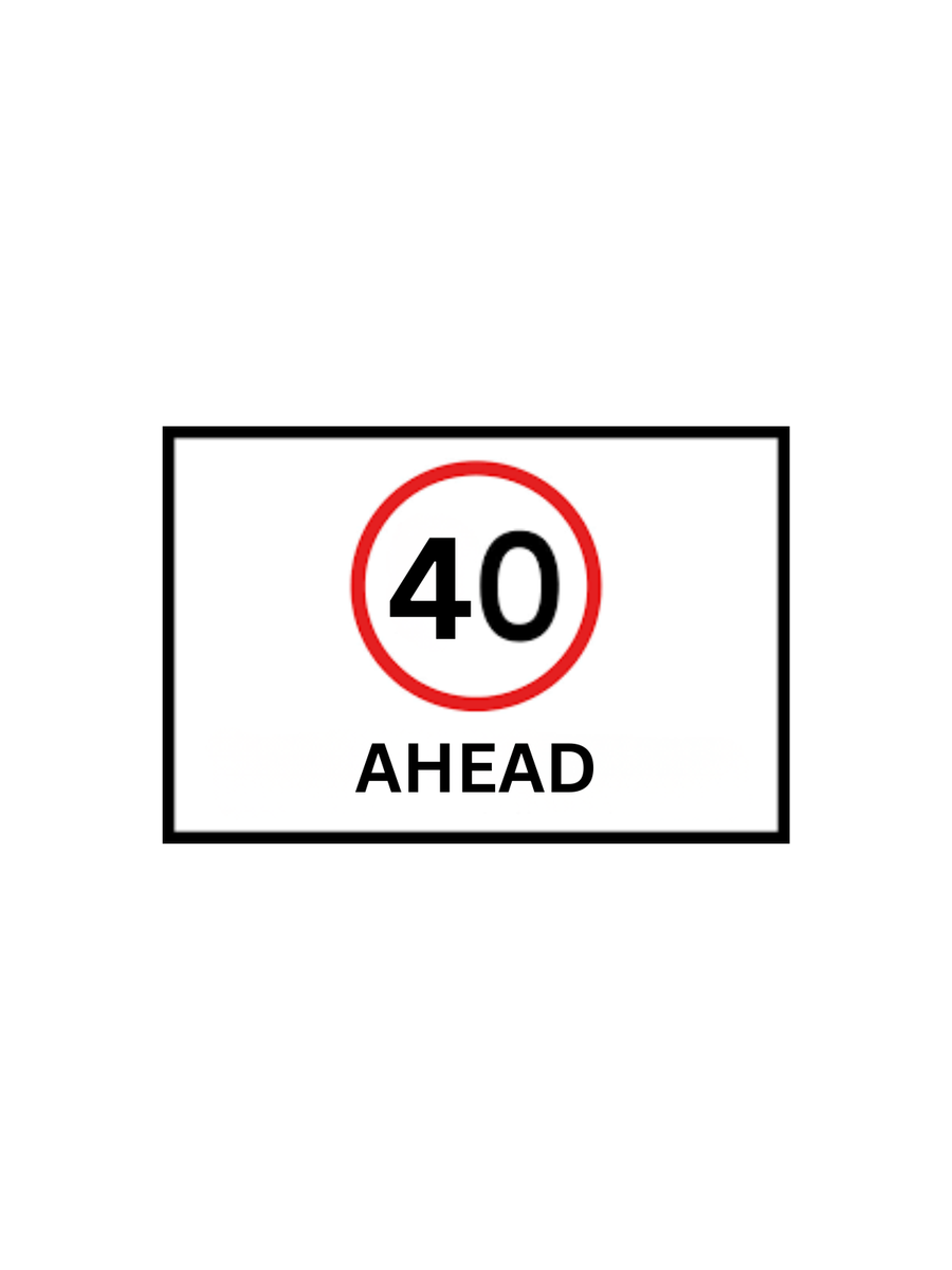 (40) Ahead 1200 x 900 Sign Only (TG9-79MODB12X9.40SsSO)