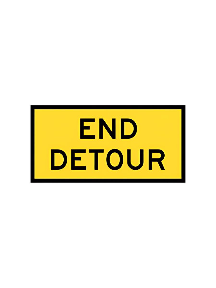 END DETOUR 1200 x 600 Boxed Edge (T2-23ABE)
