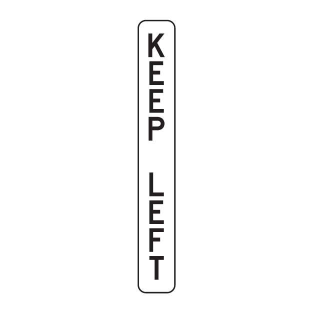 R2-209A Keep Left   150mm x 1150mm