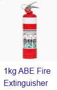 1KG FIRE EXTINGUISHER - A + B + E