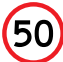 50 (Speed) R4-1MODA50|600 x 600 x 5mm Corflute MMS Reflective