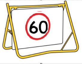 60 (Speed)  900 x 600 Sign Only (TR4-1MODA60SsSO)