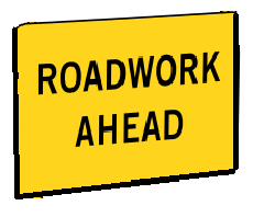 Roadwork Ahead 1200x900 Sign Only (T1-1MODBSsSO)