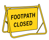 Footpath Closed 900x600 with Swing Stand XL200mm Clearance (T8-4MODA9X6SsXL)