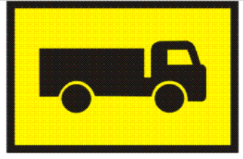 Truck Symbolic 1200 x 900 Boxed Edge (T2-25ABE)