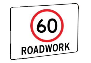 (60) Roadwork 1200x900 SIGN ONLY