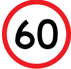 60 (Speed)  600 x  600 x 5mm Corflute MMS Reflective
