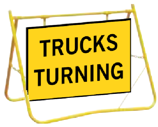 Trucks Turning 900x600 with Swing Stand XL  200mm Clearance ( TRUCKTURN9X6SsXL)