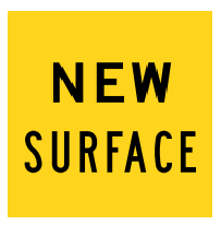NEW SURFACE 600x600mm Corflute MMS Sign Reflective