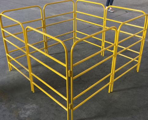 4 Sided Aluminium Pit Guard Yellow (No Roof Frame)