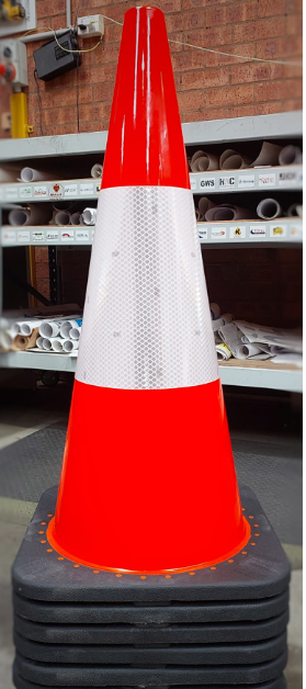 700mm ORANGE  Refl Traffic Cone