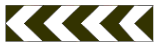 D4-1-1B Unidirectional Hazard Marker (Sightboard) 3200mm x 800mm Ribs/Stiffened