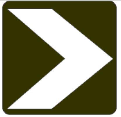 D4-1-2A Hazard Marker Chevron 450mm x 450mm