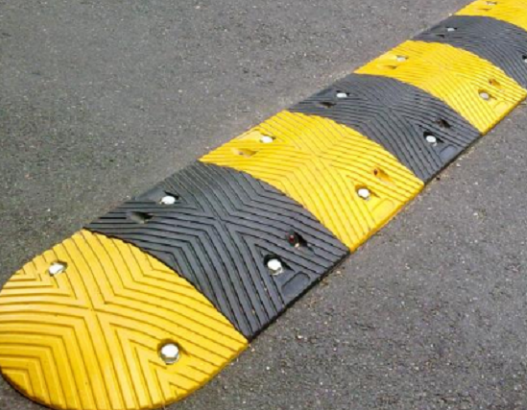 Rubber Speed Hump HD END - Yellow