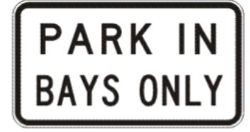 R5-65A | 450mm x 250mm | PARK IN BAYS ONLY