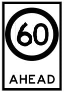 (80)  Ahead 1200x900 Sign Only (TG979MODB12X9(80)SsSO)
