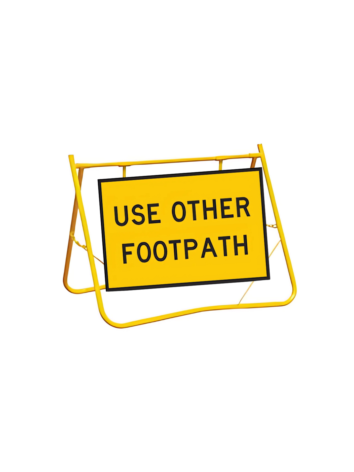 Use Other Footpath Sign 900x600 with Swing Stand Low Clearance (T8-3ASsLOW)