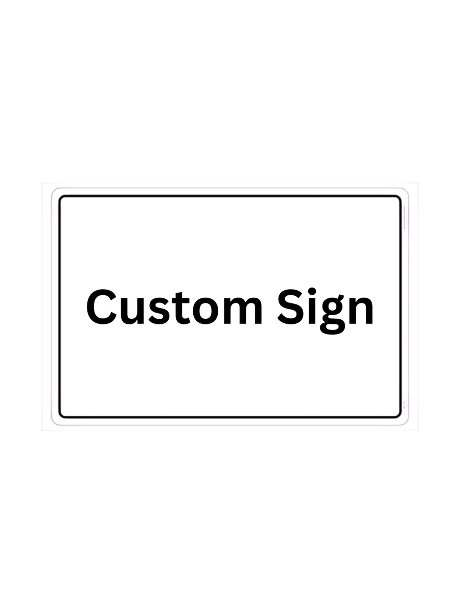 1300 1007 Custom Stickers for 225x450mm Street Signs