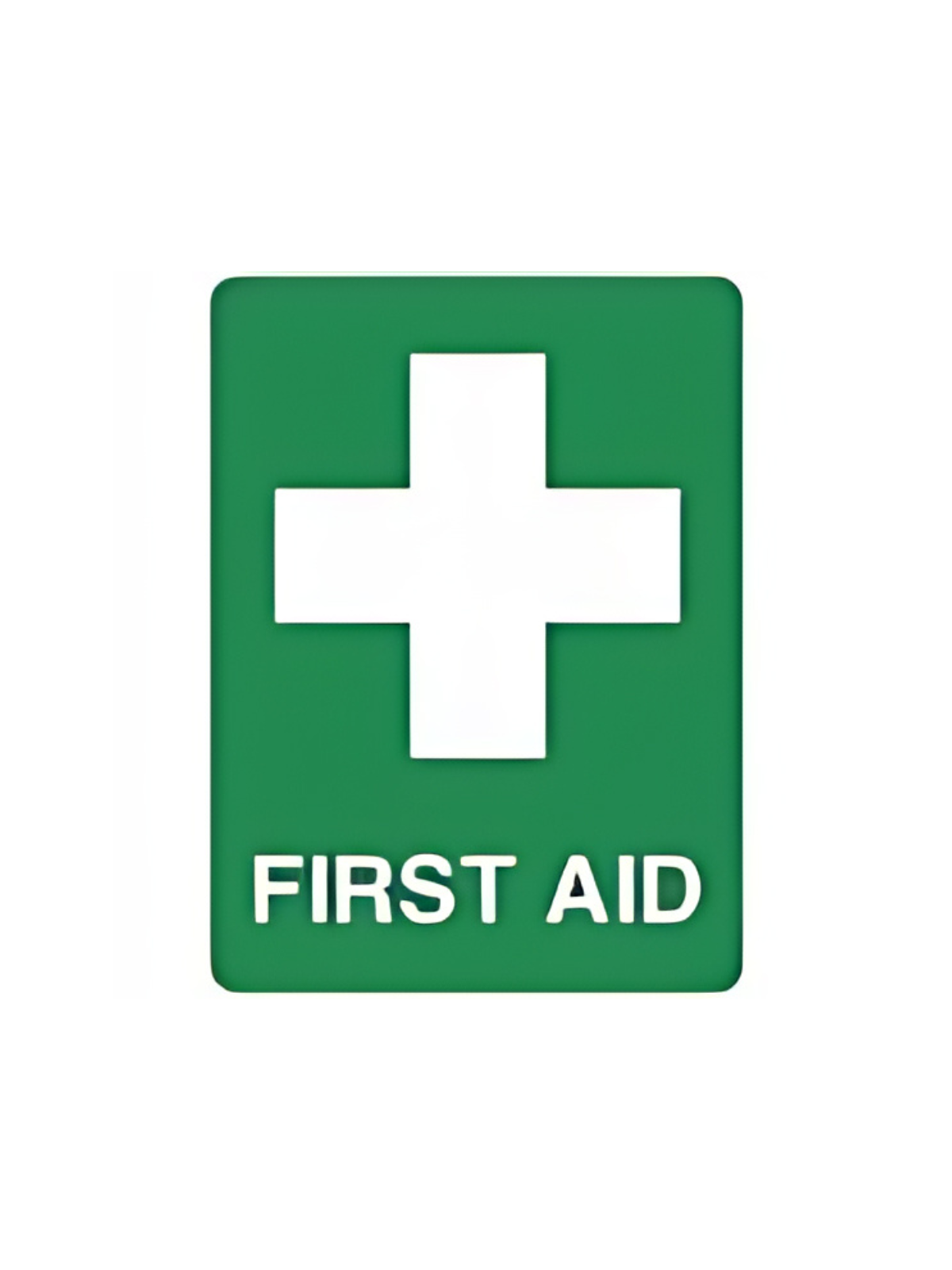 FIRST AID SIGN 300 X 225 POLY