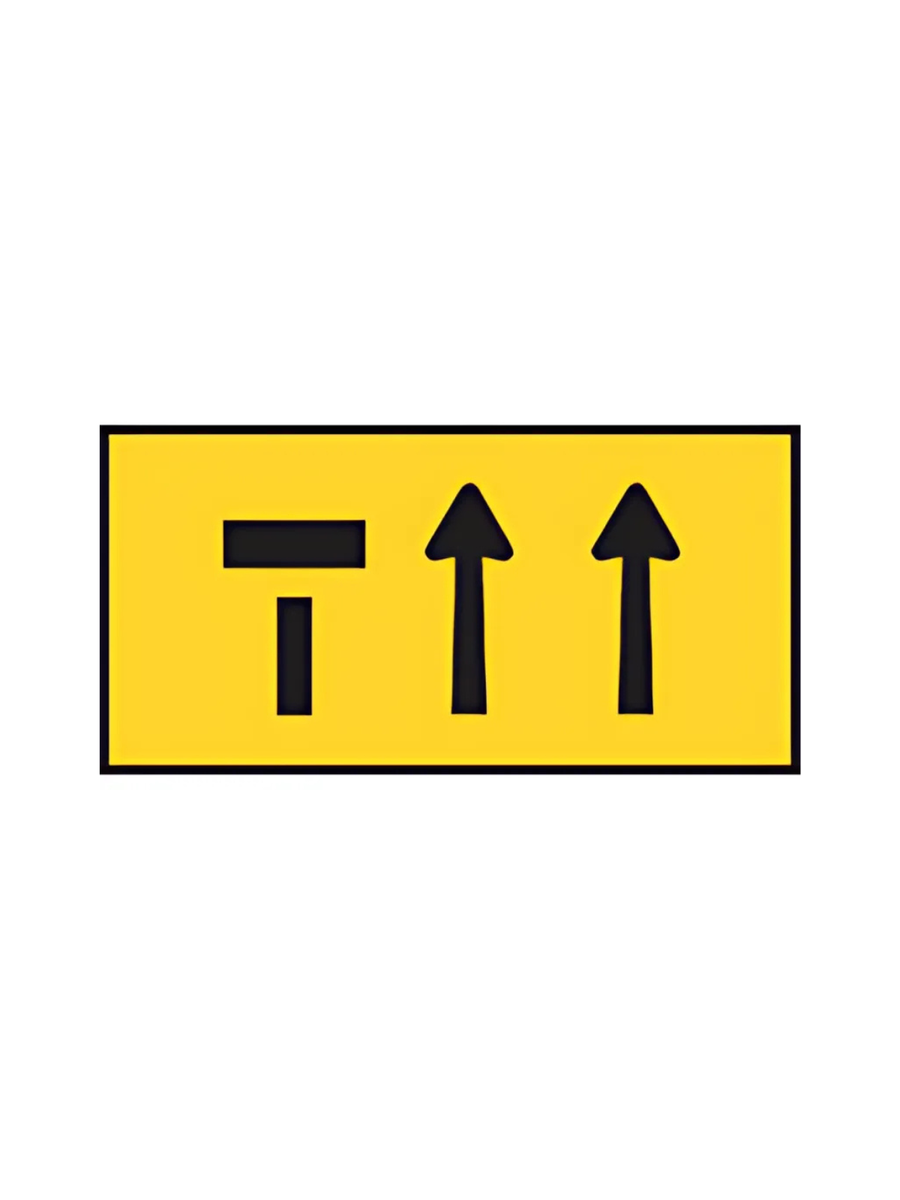 2/3 Lane Status 1200 x 900 D/Sided, Sign Only (T2-6-1/2MODB12X9SsSO)