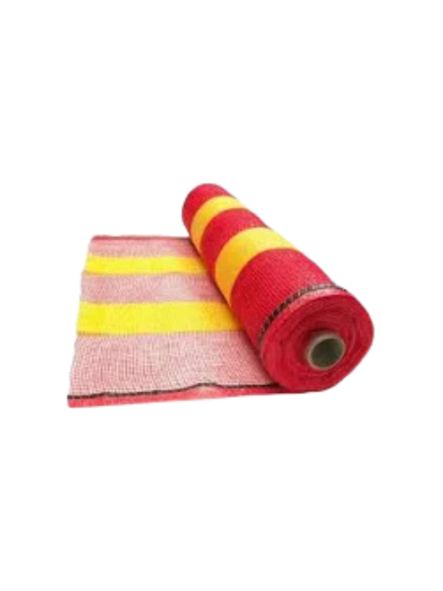 Barrier Mesh - Red/Yellow 50M x 900mm Fabric