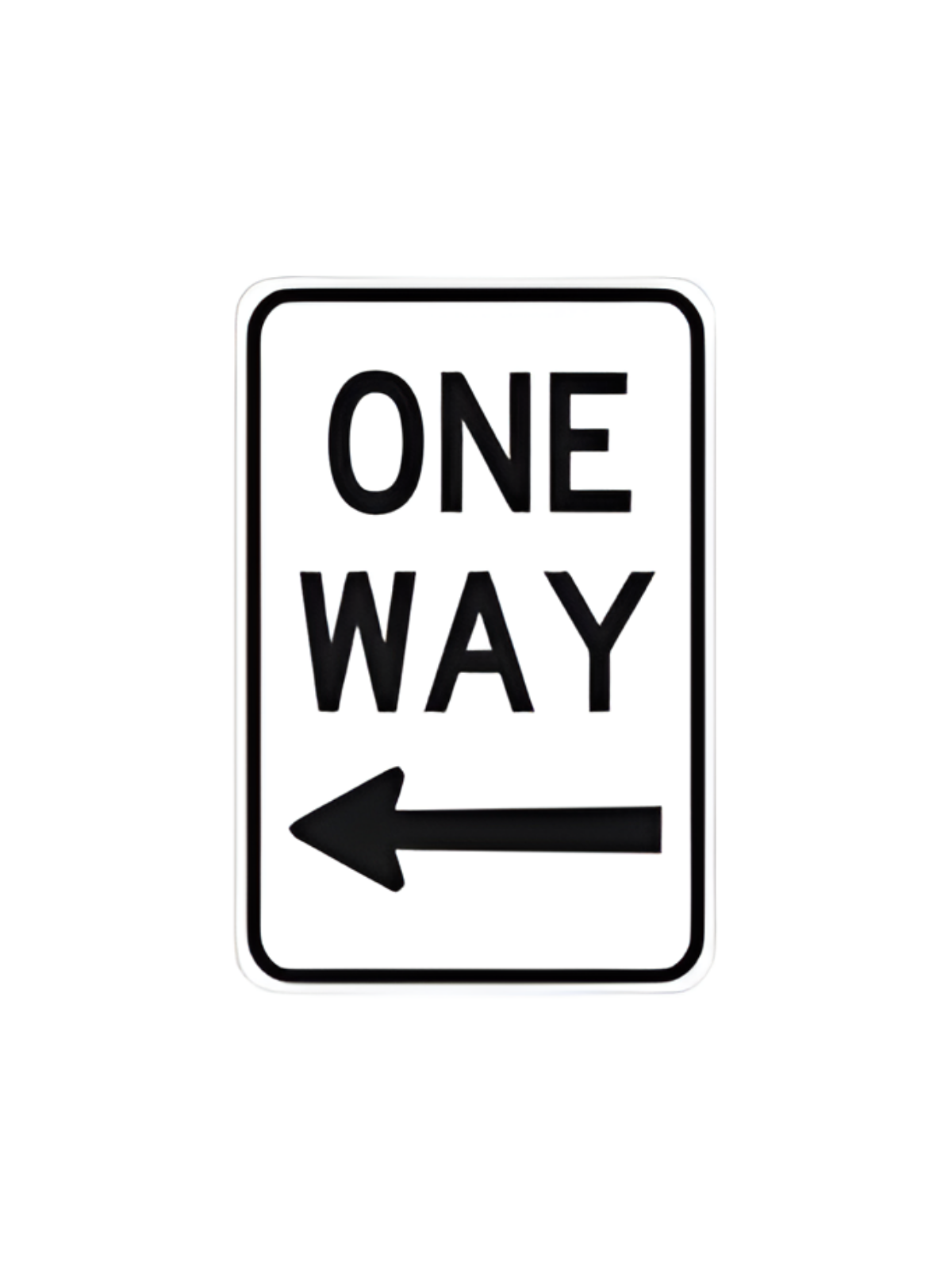 One Way with Right Arrow (R2-2BR) 600x800mm