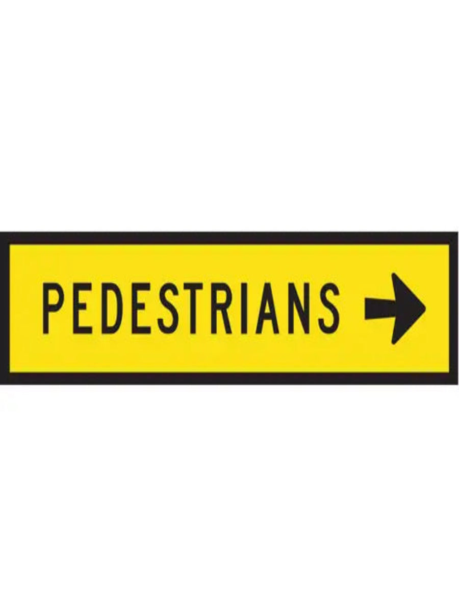 PEDESTRIANS RIGHT Boxed Edge (T8-2AR12X3BE)