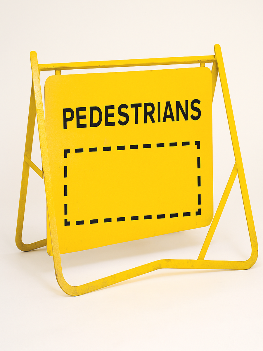 Pedestrians (Space) 900x600 Swing Stand Low  Clearance (T8-2SSXL)