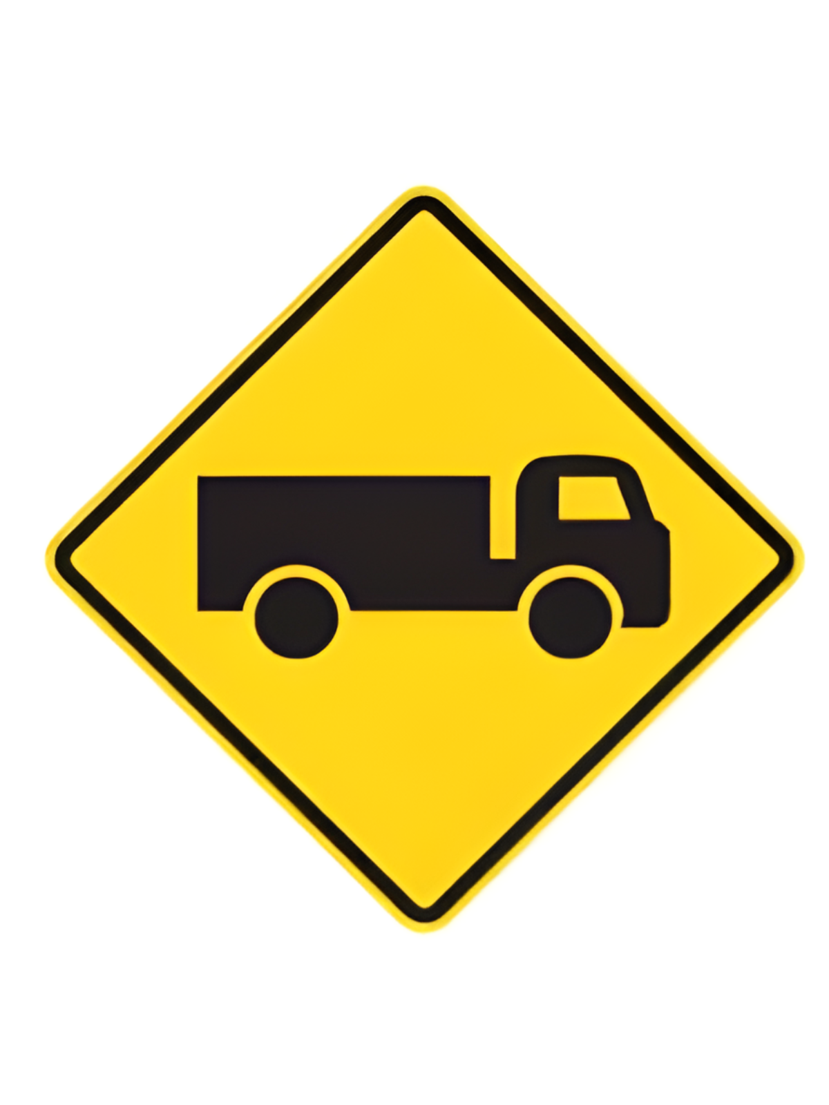 W5-22A Truck (Symbol) 600mm x 600mm WARNING SIGN