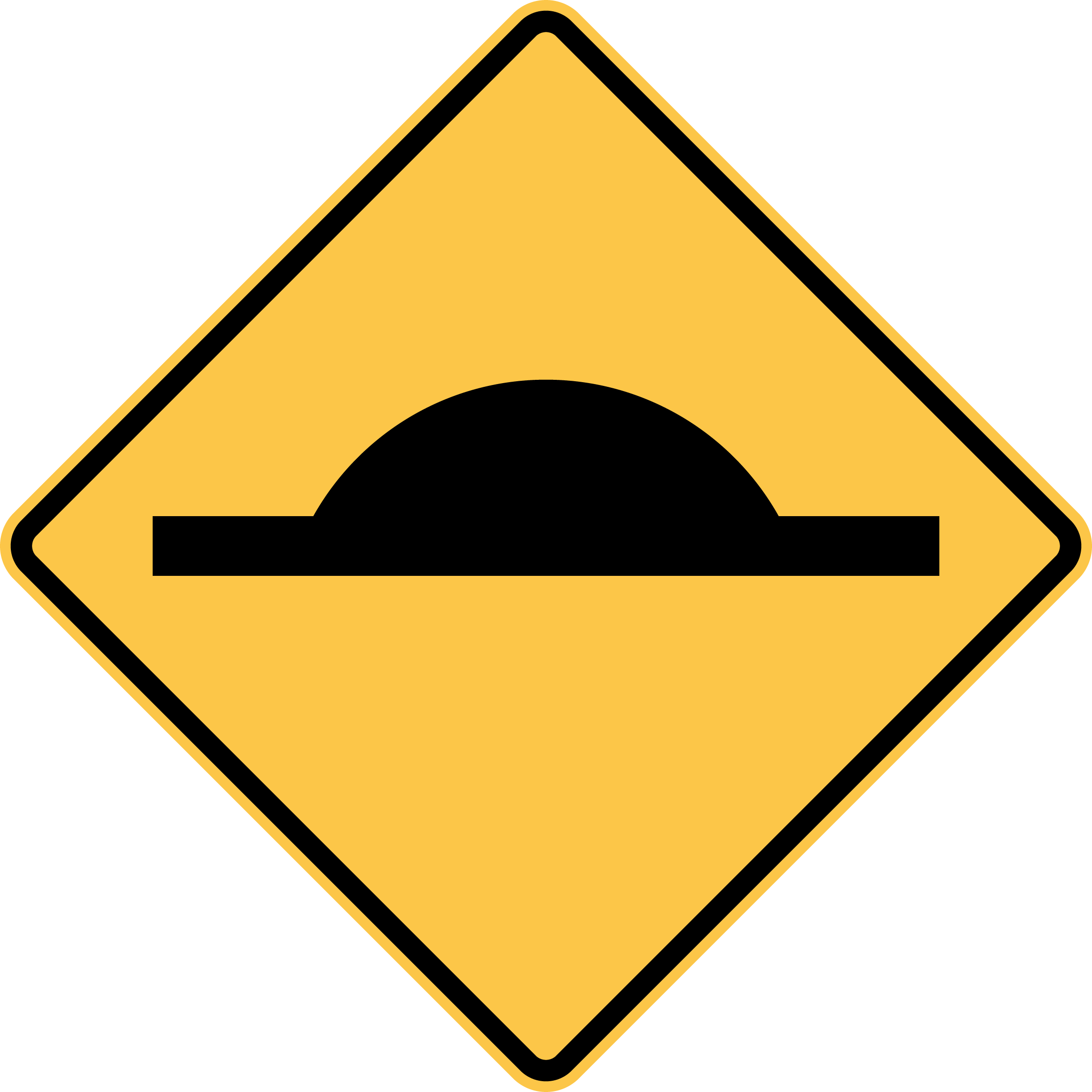 W5-10B Speed Hump (Symbolic) 750mm x 750mm